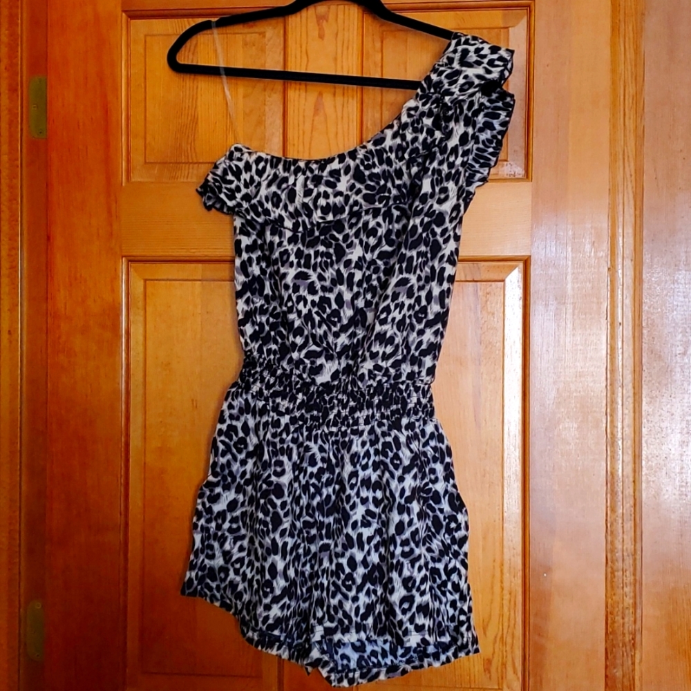 Leopard Print Romper